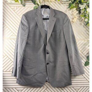 Brooks Brothers Fitzgerald Men's Sport Coat Blazer Size 43R Gray Italy